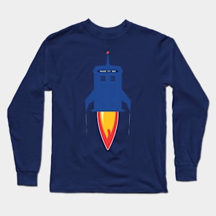 Retro Rocket Long Sleeve T-Shirt